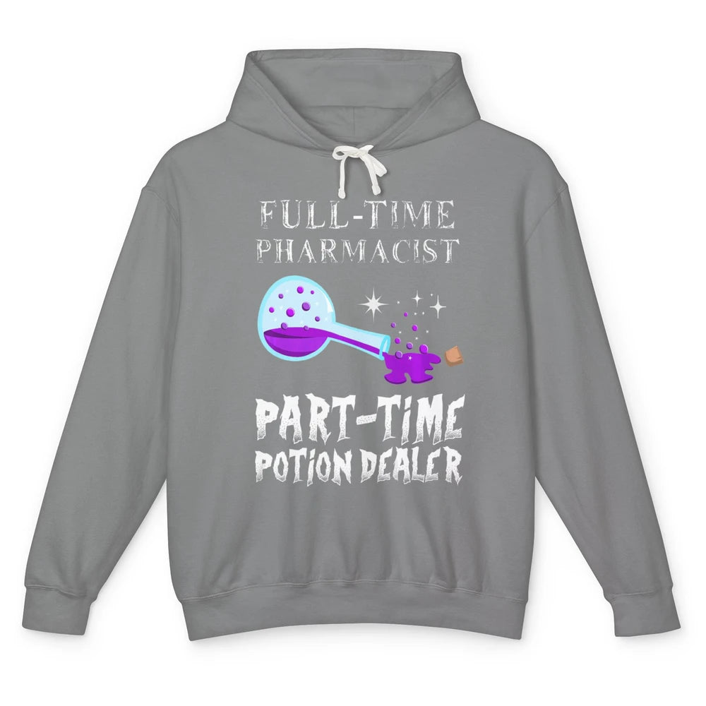 Bottle Potion Dealer Gothic Full Time Pharmacist Aesthetic Unisex Lightweight Hoodie