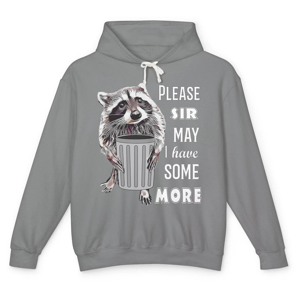 Funny Have Some More Raccoon Trashed Opossum Sarcasm Possum Unisex Lightweight Hoodie