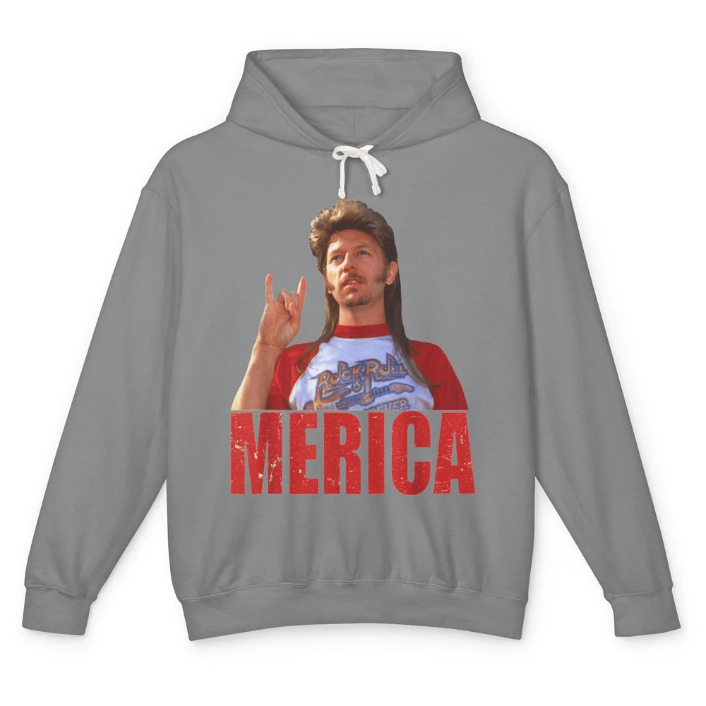 Funny Joe Merica 4th Of July Independence America Patriotic Unisex Lightweight Hoodie