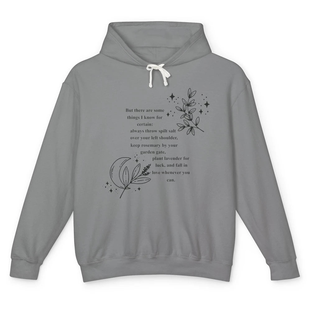 Practical Magic Witch Gardening Card Gardeners Plant Lovers Unisex Lightweight Hoodie