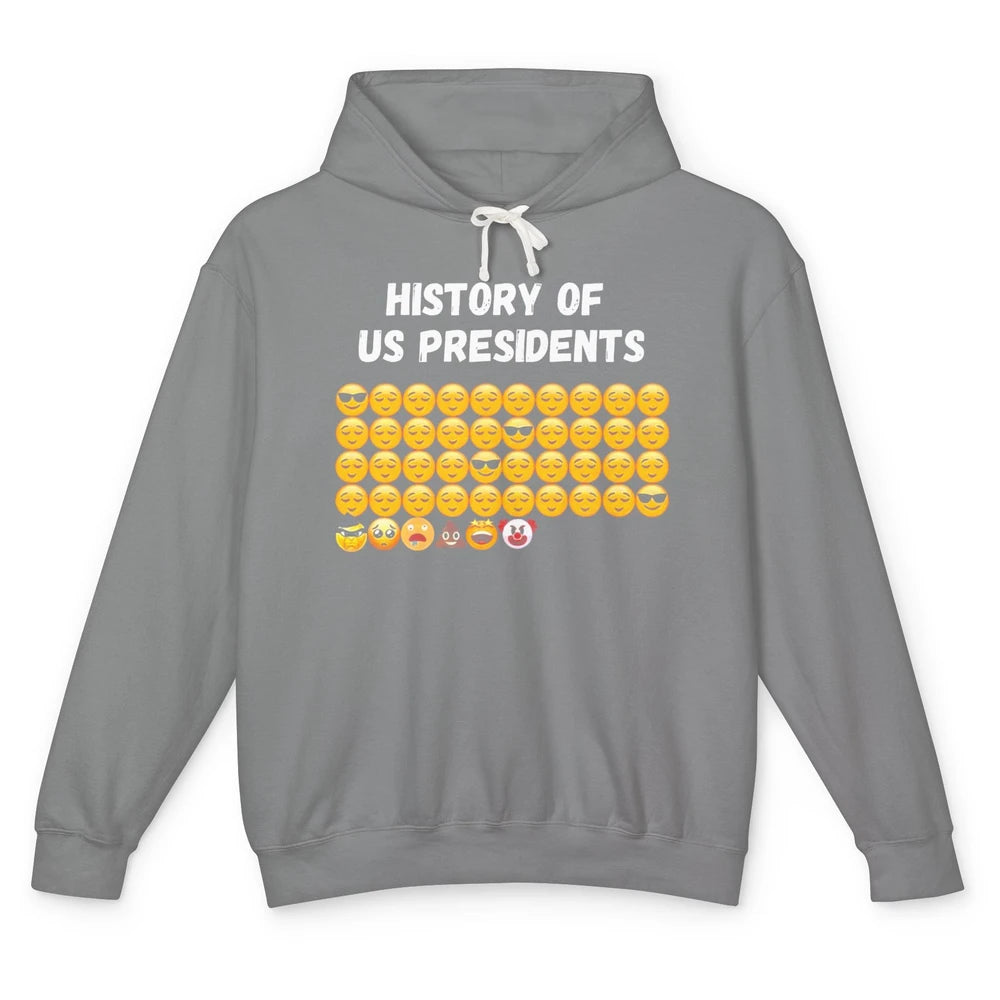 History Of Us Presidents Pro Trump Anti Biden Trump 2024 Unisex Lightweight Hoodie