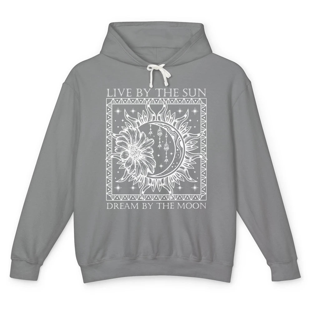 Aesthetic Mystical Sun Moon Gothic Boho Bohemian Astrology Unisex Lightweight Hoodie