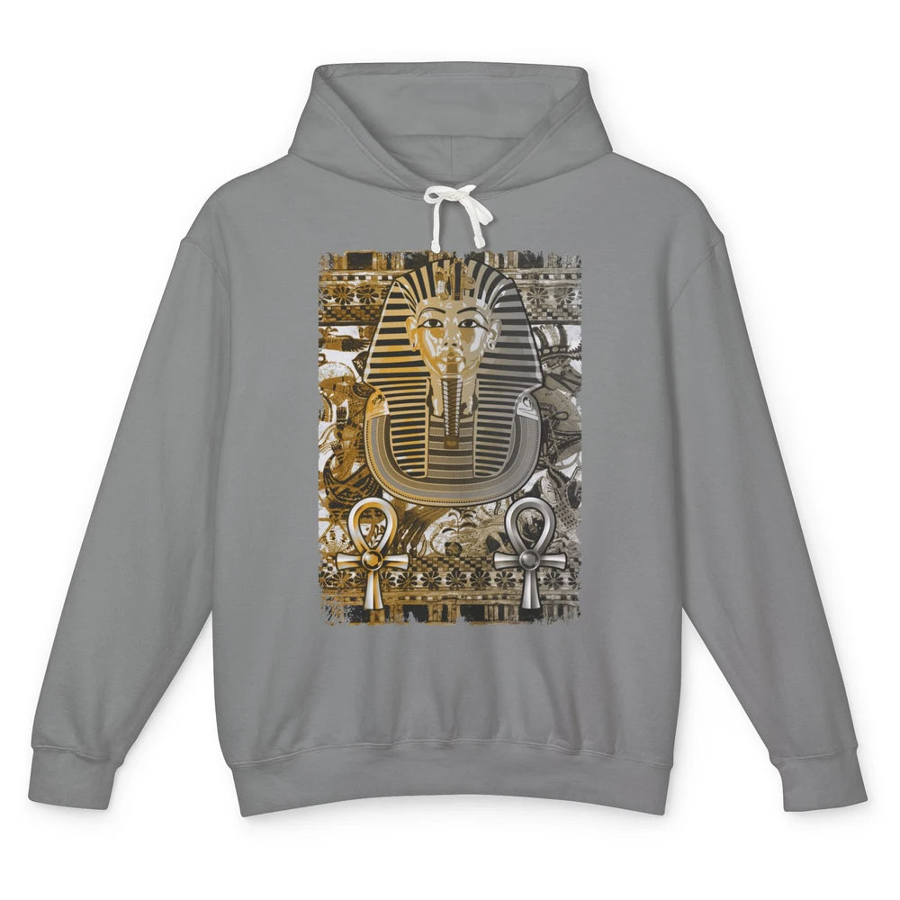 Ancient Egyptian Pyramid Golden King Tut Pharaoh Tutankhamun Unisex Lightweight Hoodie