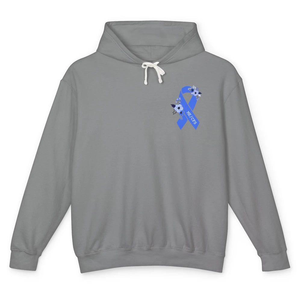 ME/CFS Chronic Fatigue Syndrome Awareness Ribbon Pocket Size Unisex Lightweight Hoodie