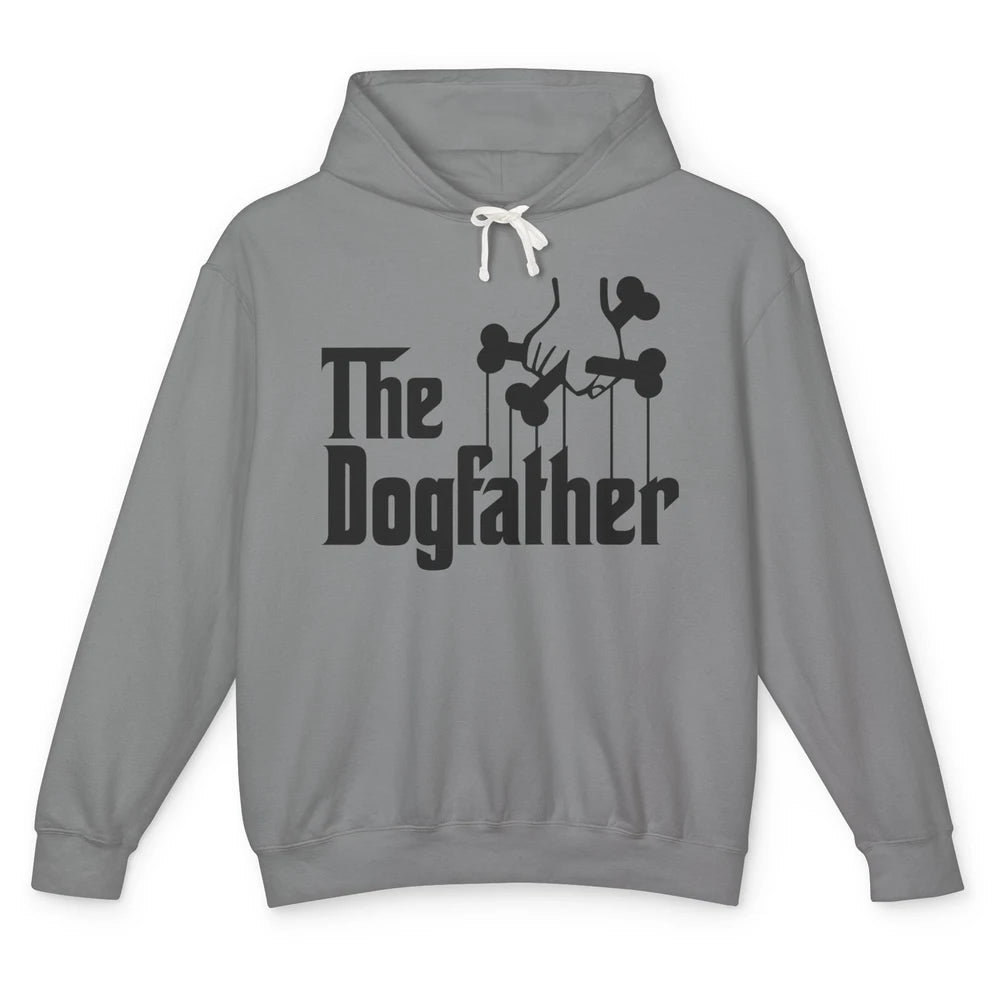 The Dogfather Parody Dog Lovers Funny Dog Dad Fathers Day Unisex Lightweight Hoodie