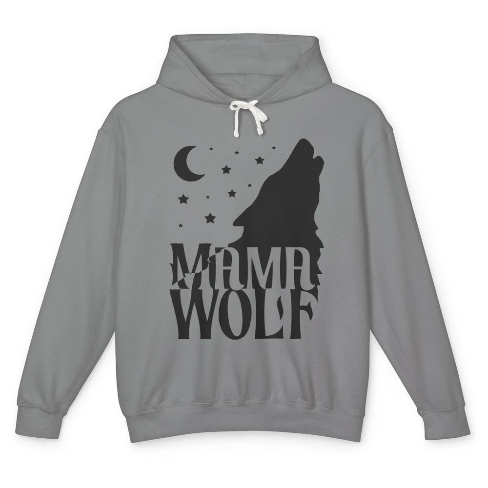 Wolf Pack Wolf Family Mama Wolf Matching Family Outfit Unisex Lightweight Hoodie