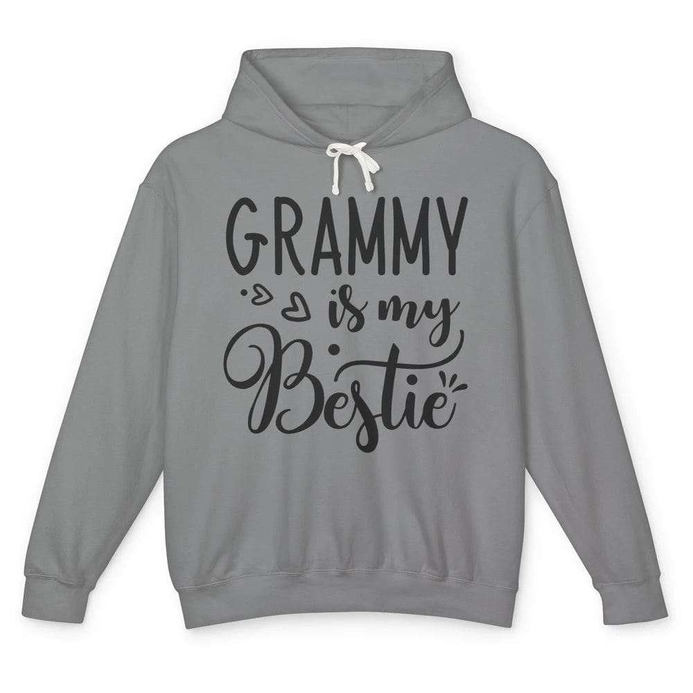 Grammy Is My Bestie Being Grandma Make My Life Complete Nana Unisex Lightweight Hoodie