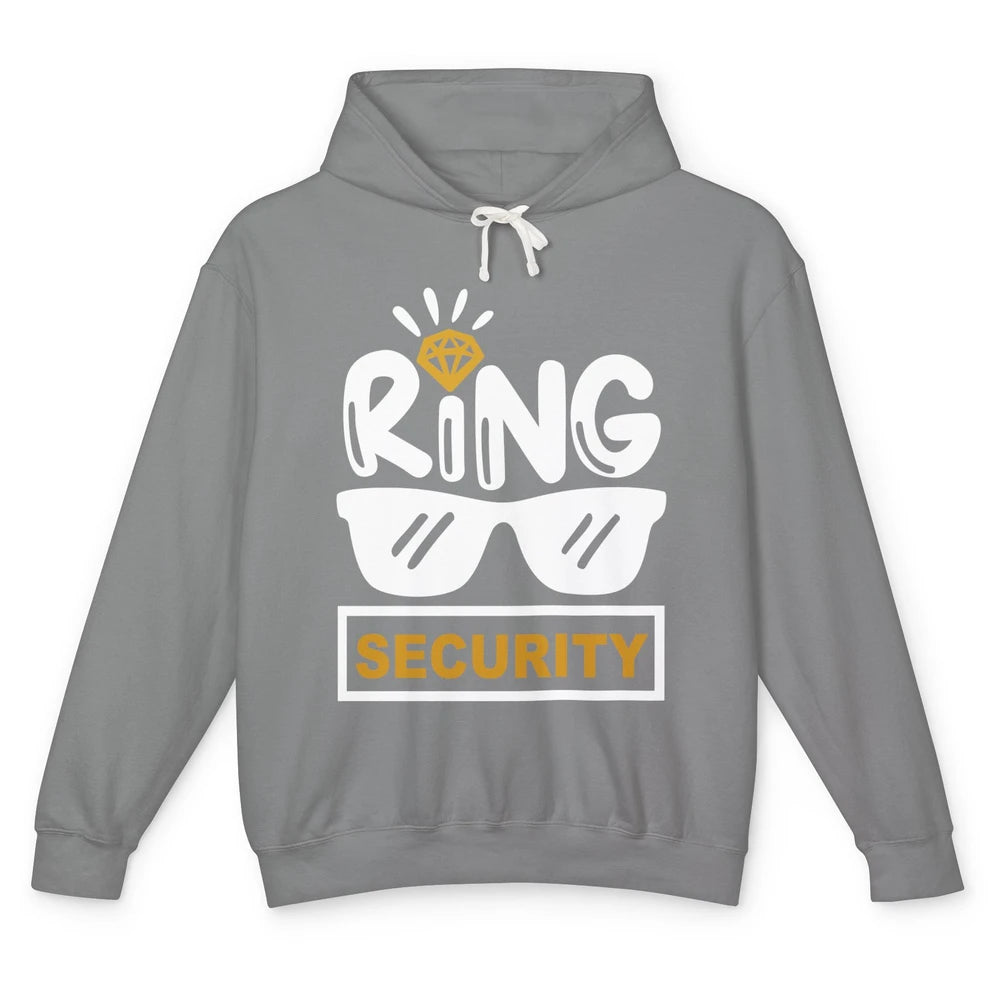 Wedding Ring Security Boy Girl Ring Bearer Wedding Party Unisex Lightweight Hoodie