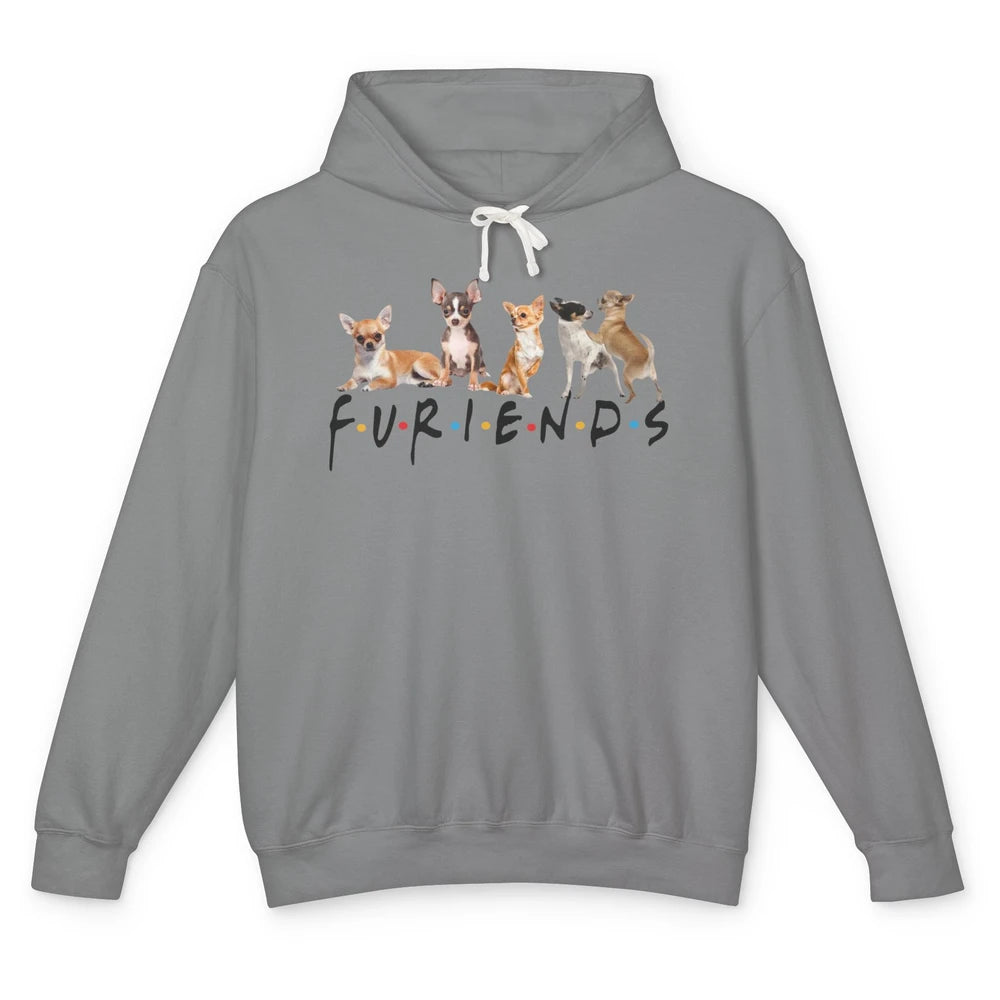 Chihuahua Furiends Furry Friends Dogs Chihuahua Lovers Gift Unisex Lightweight Hoodie