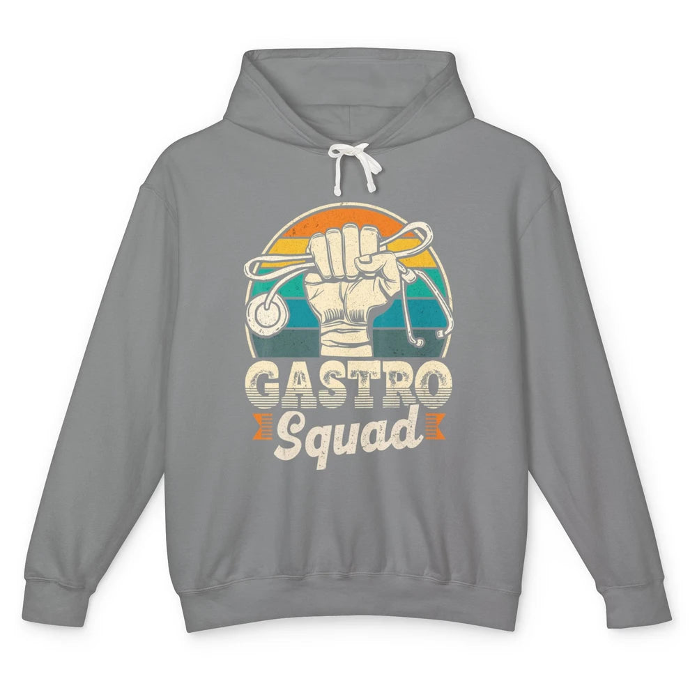 Gastro Squad Medical Assistant Doctor Gastroenterology Retro Unisex Lightweight Hoodie