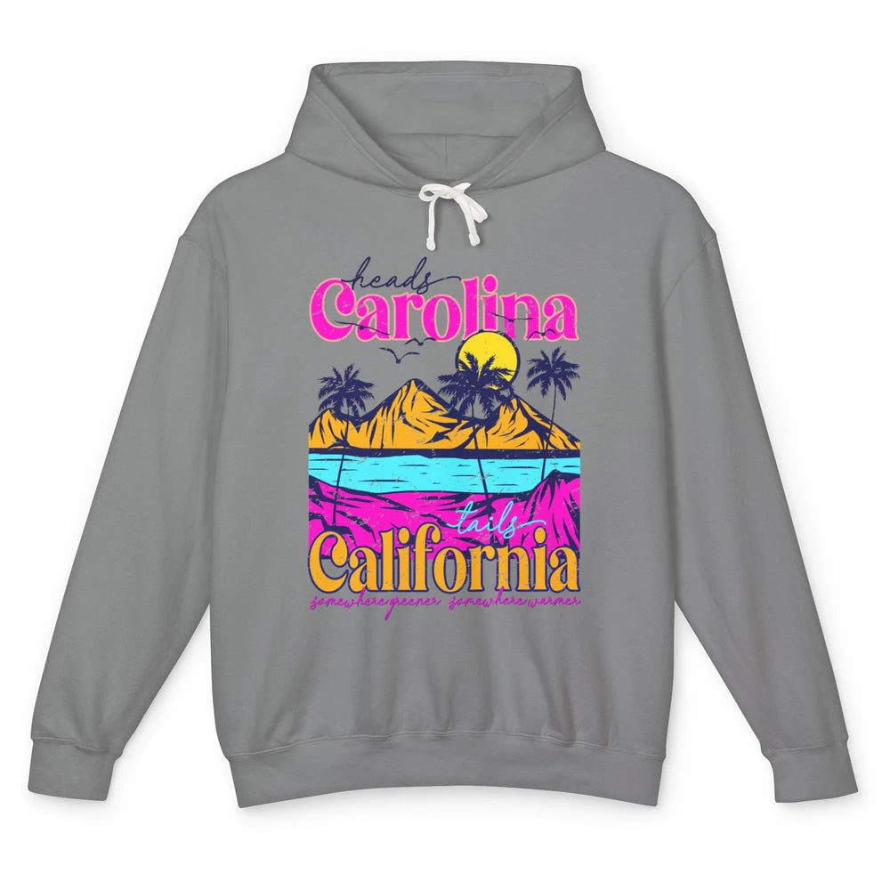 Heads Carolina Tail California Western Summer Beach Paradise Unisex Lightweight Hoodie