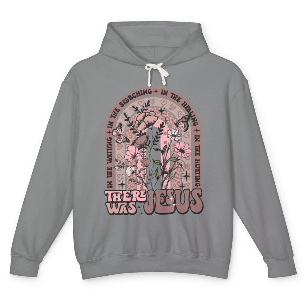 In The Waiting Searching There Was Jesus Christian Rainbow Unisex Lightweight Hoodie