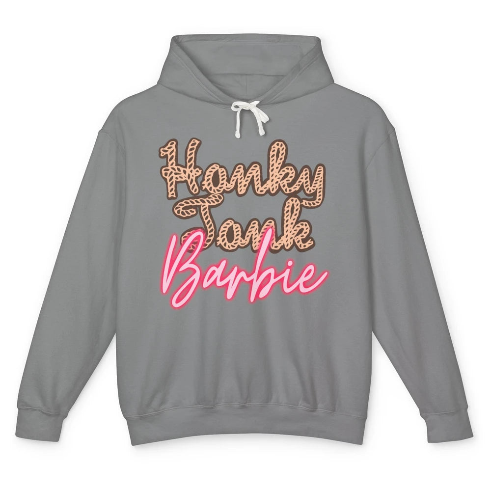 Honky Tonk Babe Lasso Western Country Cowboy Cowgirl Gift Unisex Lightweight Hoodie