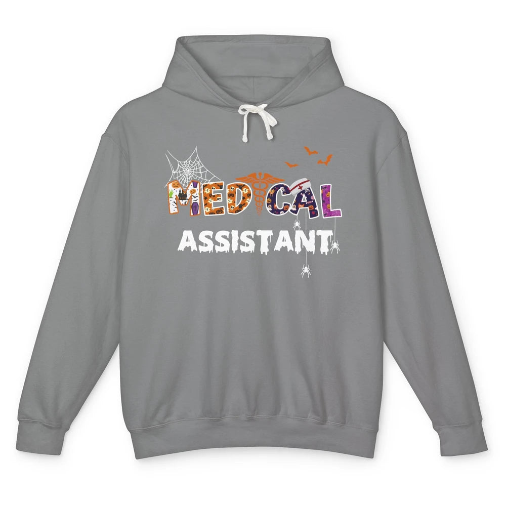 Funny Spooky Medical Assistant Halloween Costume CMA Gift Unisex Lightweight Hoodie