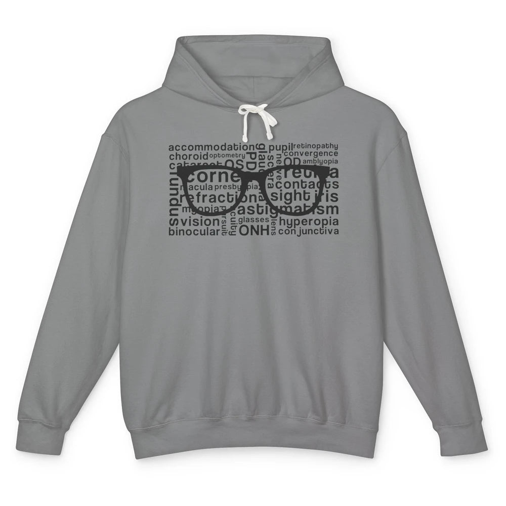 Optometry Glasses Ophthalmologist Optometrist Optician Gift Unisex Lightweight Hoodie