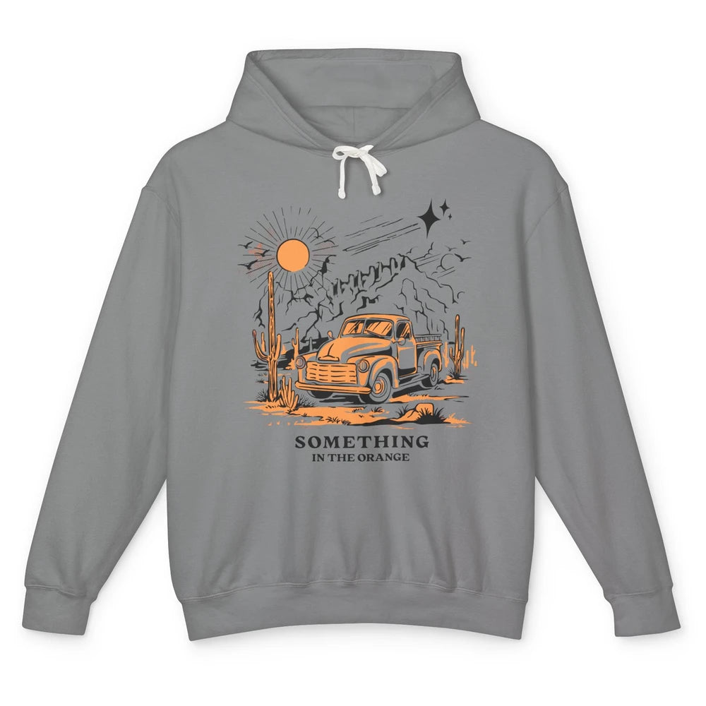 Retro Desert Sunset Something In The Orange Western Country Unisex Lightweight Hoodie