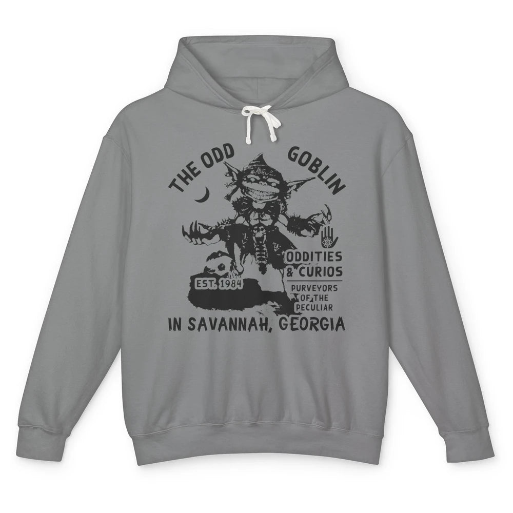 Vintage The Odd Goblin Est 1984 Oddities Savannah Georgia Unisex Lightweight Hoodie