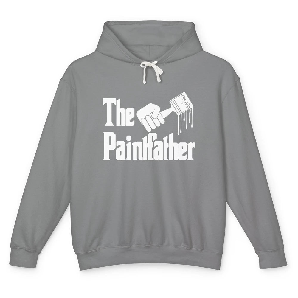 The Paintfather Funny Painter Artist Teacher Art Vintage Dad Unisex Lightweight Hoodie