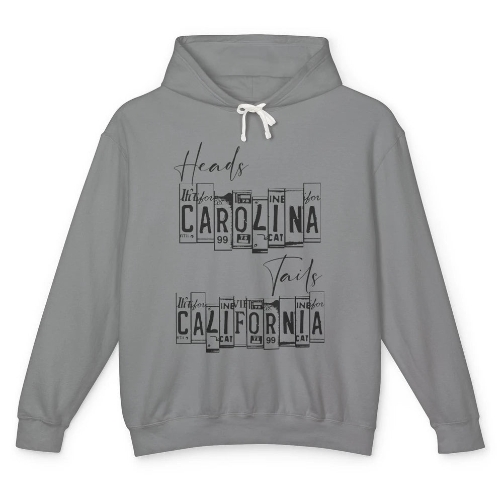 Vintage Heads Carolina Tail California Western Country Music Unisex Lightweight Hoodie