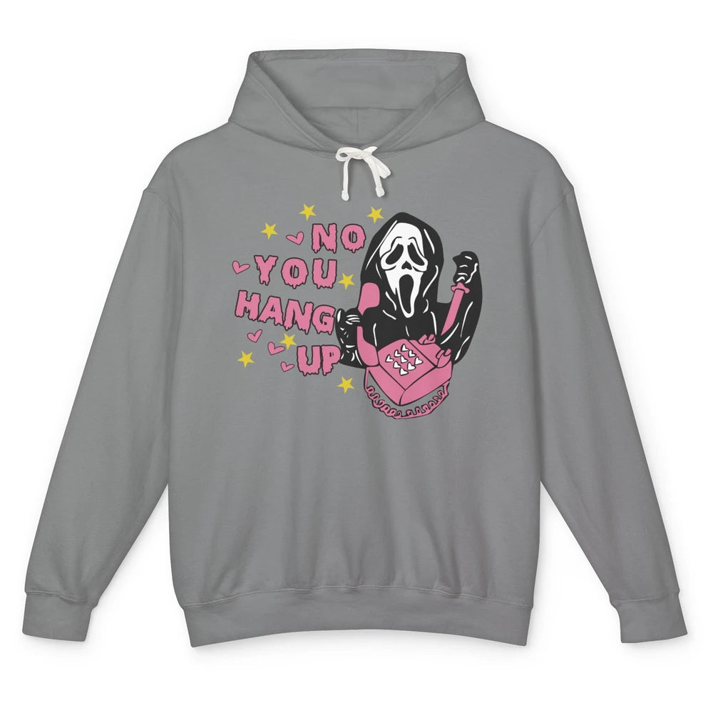 Funny Ghost Telephone No You Hang Up Halloween Costume Gift Unisex Lightweight Hoodie