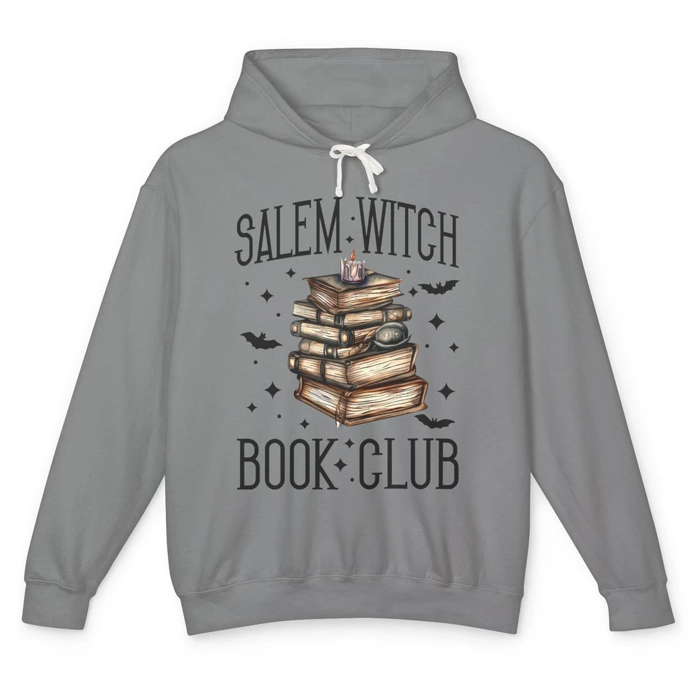 Retro Halloween Salem Witch Book Club Booknerd Reading Lover Unisex Lightweight Hoodie