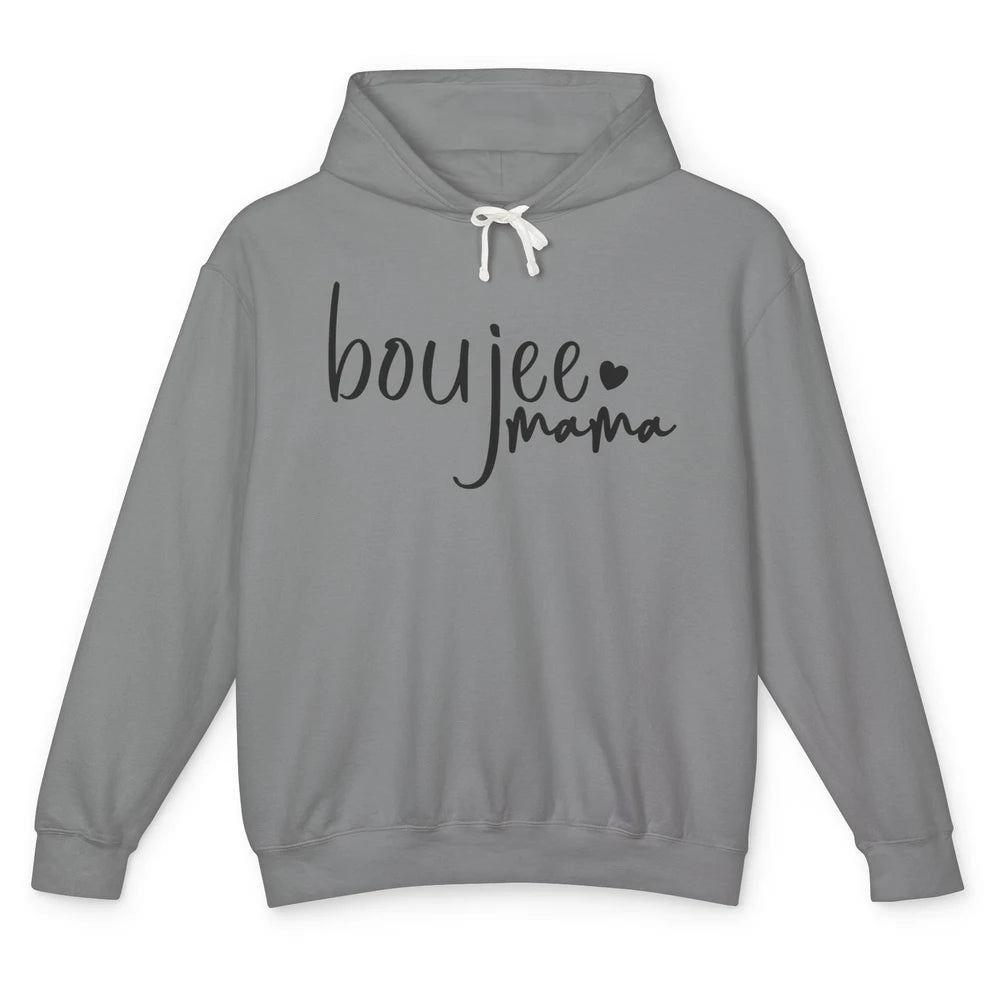 Boujee Mama Boujee Mom Fall Halloween Western Girl Mama Unisex Lightweight Hoodie