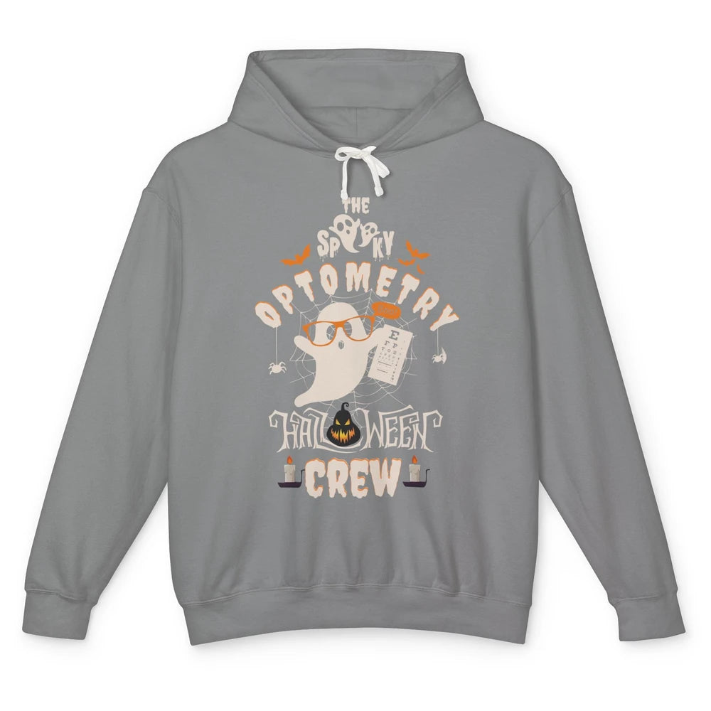 Spooky Optometry Halloween Crew Eye Glasses Optician Life Unisex Lightweight Hoodie