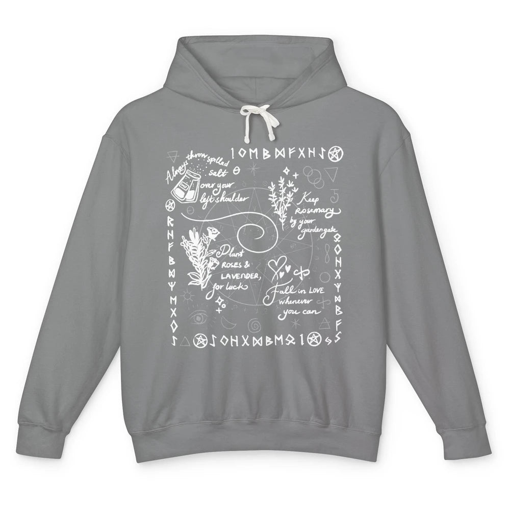 Practical Magic Gardening Card Gardeners Plant Lovers Gift Unisex Lightweight Hoodie