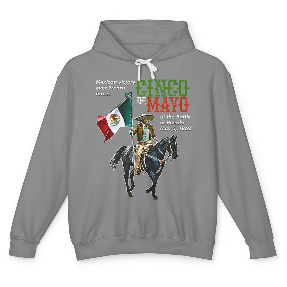 Battle Puebla May 5 1862 Cinco De Mayo Party Fiesta Mexican Unisex Lightweight Hoodie