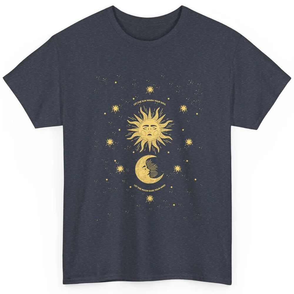 Celestial Mystical Sun Moon Gothic Boho Bohemian Astrology Classic Unisex T-Shirt