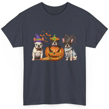 French Bulldog Witch Mummy Pumpkin Halloween Spooky Season Classic Unisex T-Shirt