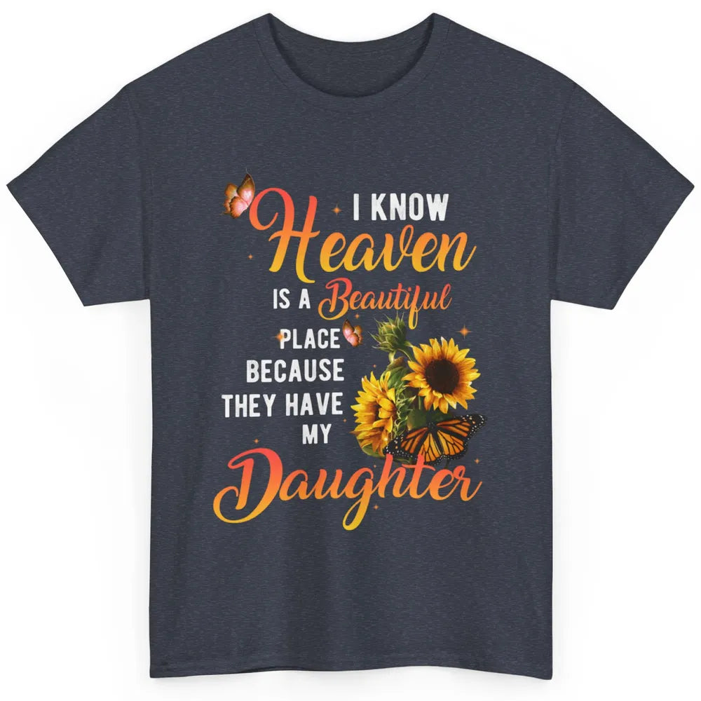 Daughter My Guardian Angel In Heaven Memorial Day Butterfly Classic Unisex T-Shirt