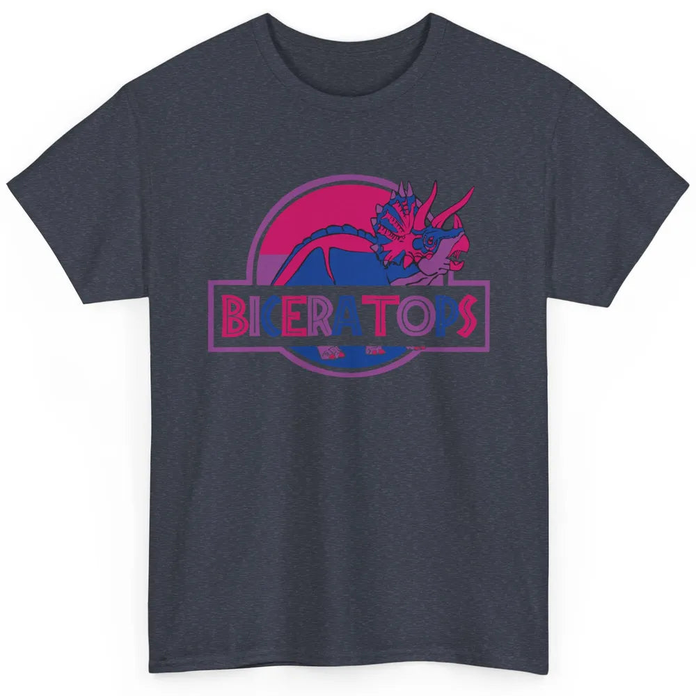 Biceratops Bisexual Ceratops Dinosaur LGBT Pride Month Classic Unisex T-Shirt