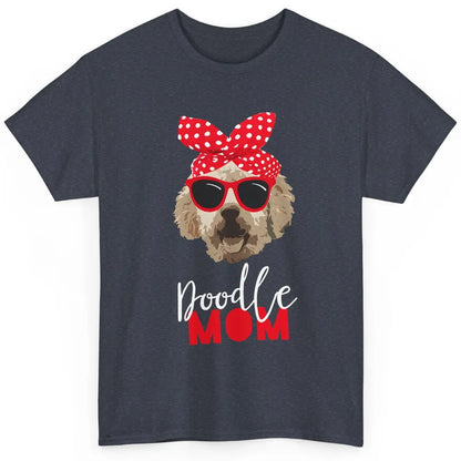 Doodle Mom Goldendoodle Bandana Glasses Doodle Dog Mama Gift Classic Unisex T-Shirt