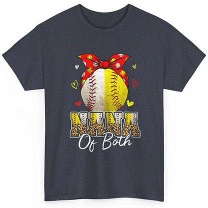 Women Baseball Softball Nana Of Both Mothers Day Sports Game Classic Unisex T-Shirt