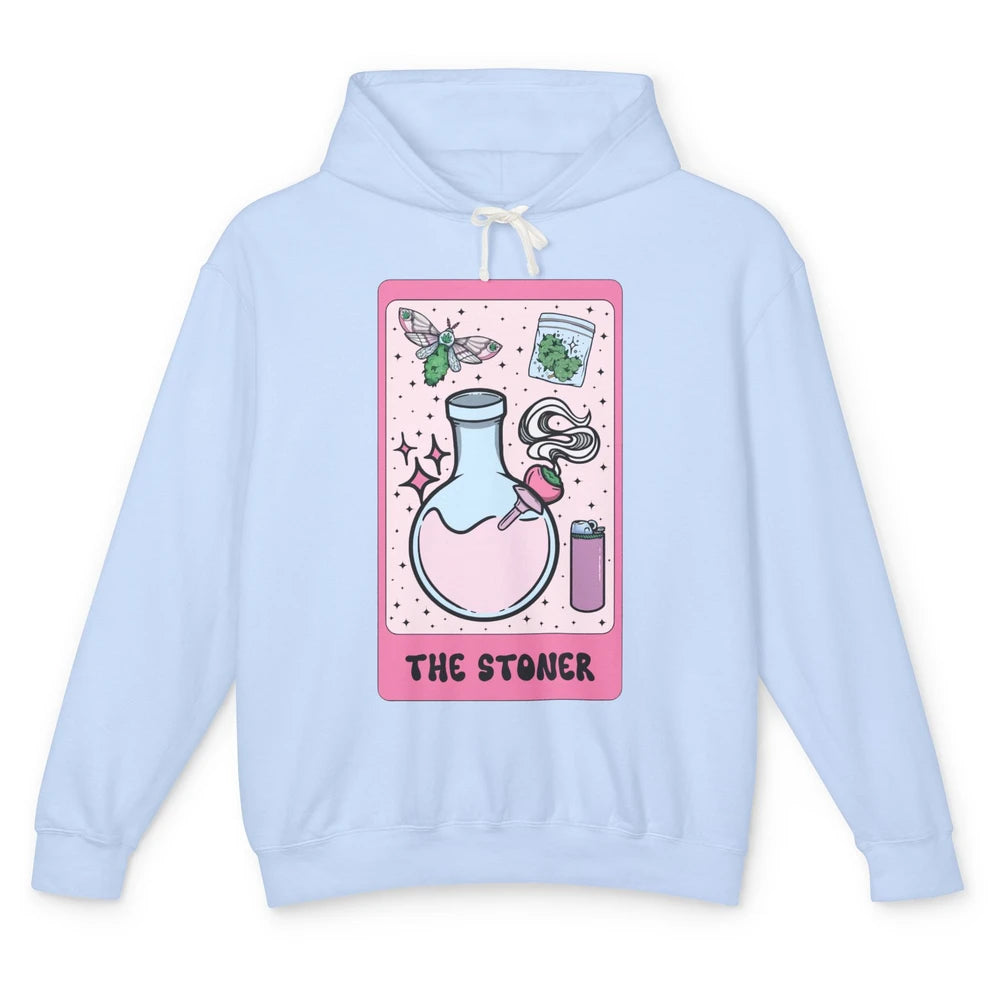 Funny Weed The Stoner Tarot Card Cannabis Weed Lovers Unisex Lightweight Hoodie