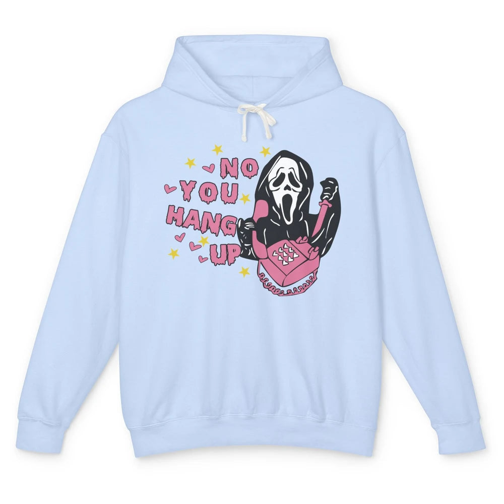 Funny Ghost Telephone No You Hang Up Halloween Costume Gift Unisex Lightweight Hoodie