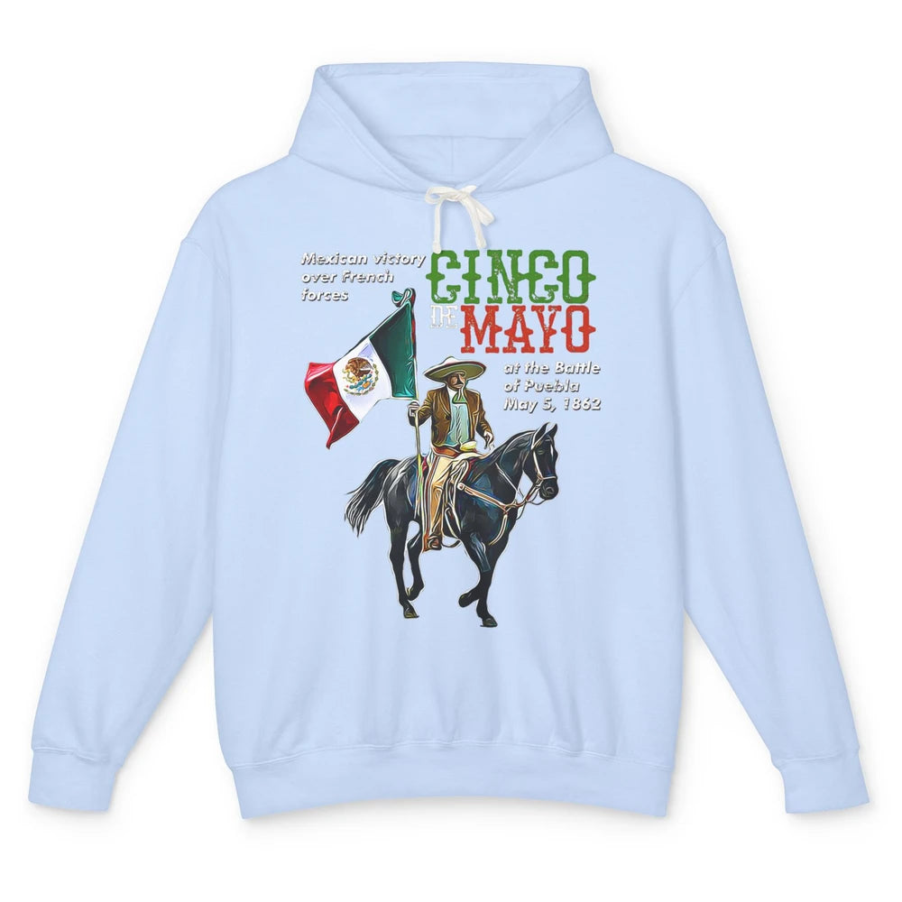 Battle Puebla May 5 1862 Cinco De Mayo Party Fiesta Mexican Unisex Lightweight Hoodie