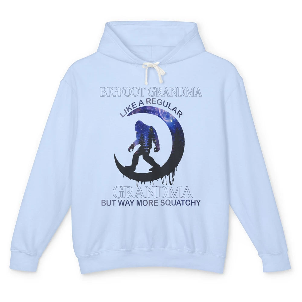 Bigfoot Grandma Like A Regular Grandma But Way More Squatchy Unisex Lightweight Hoodie