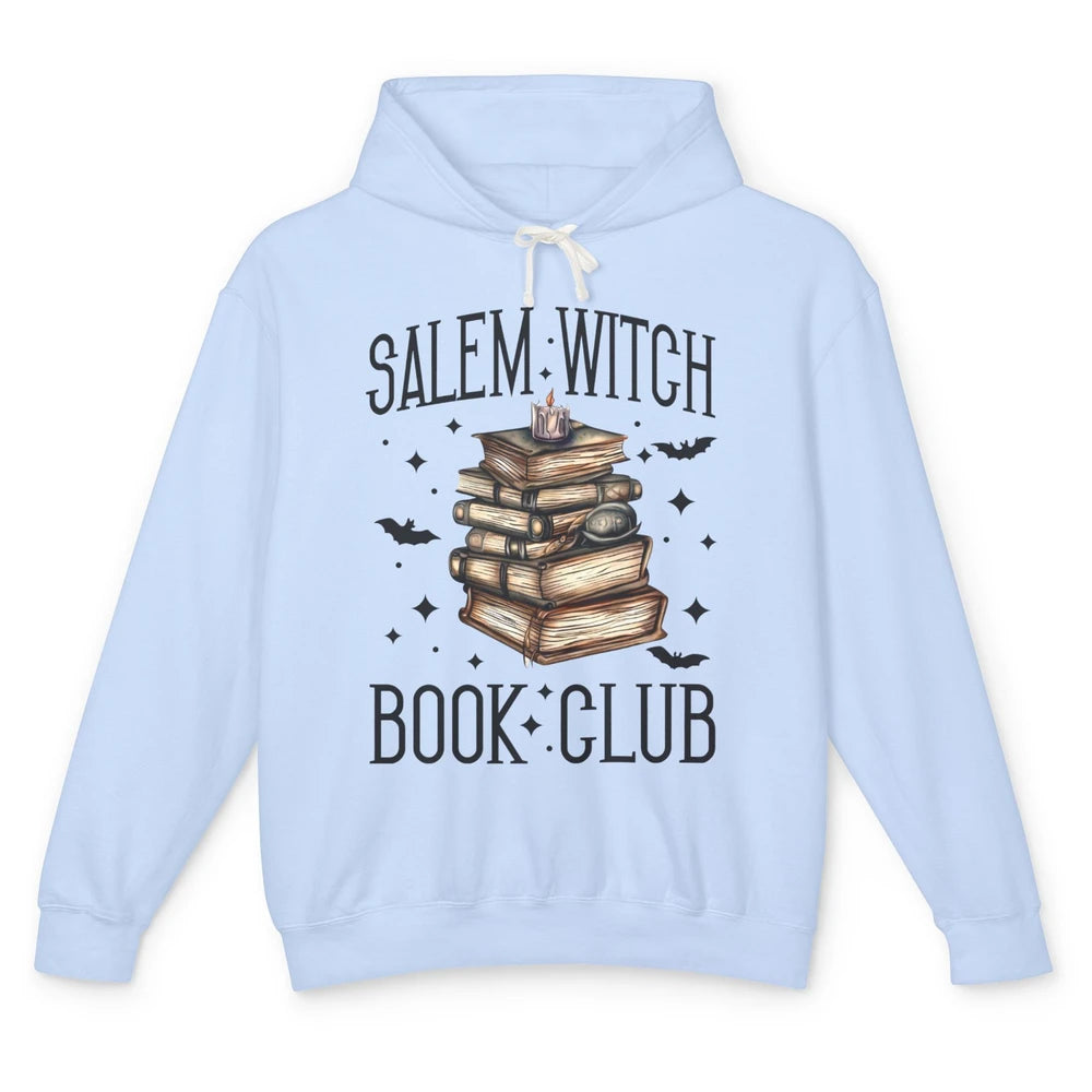 Retro Halloween Salem Witch Book Club Booknerd Reading Lover Unisex Lightweight Hoodie