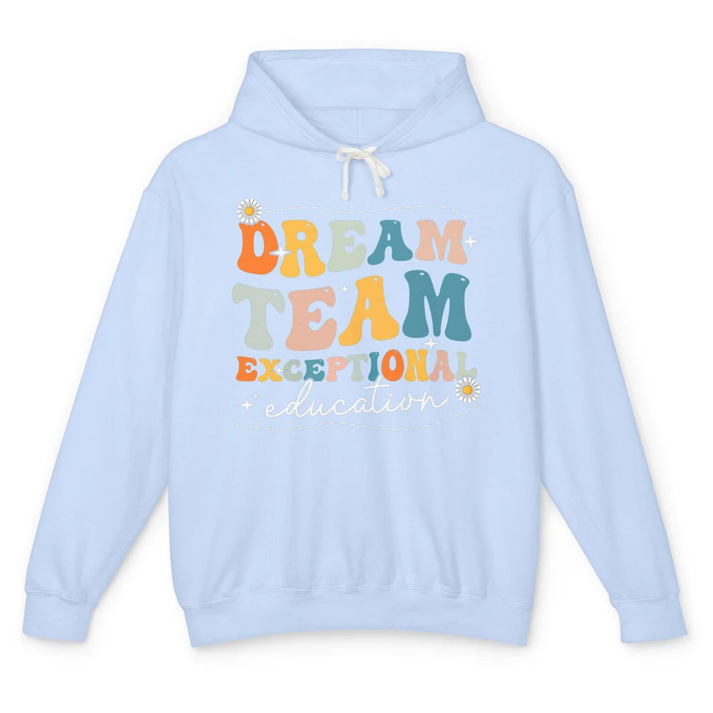 Groovy Dream Exceptional Education Sped Teacher Therapy Boho Unisex Lightweight Hoodie