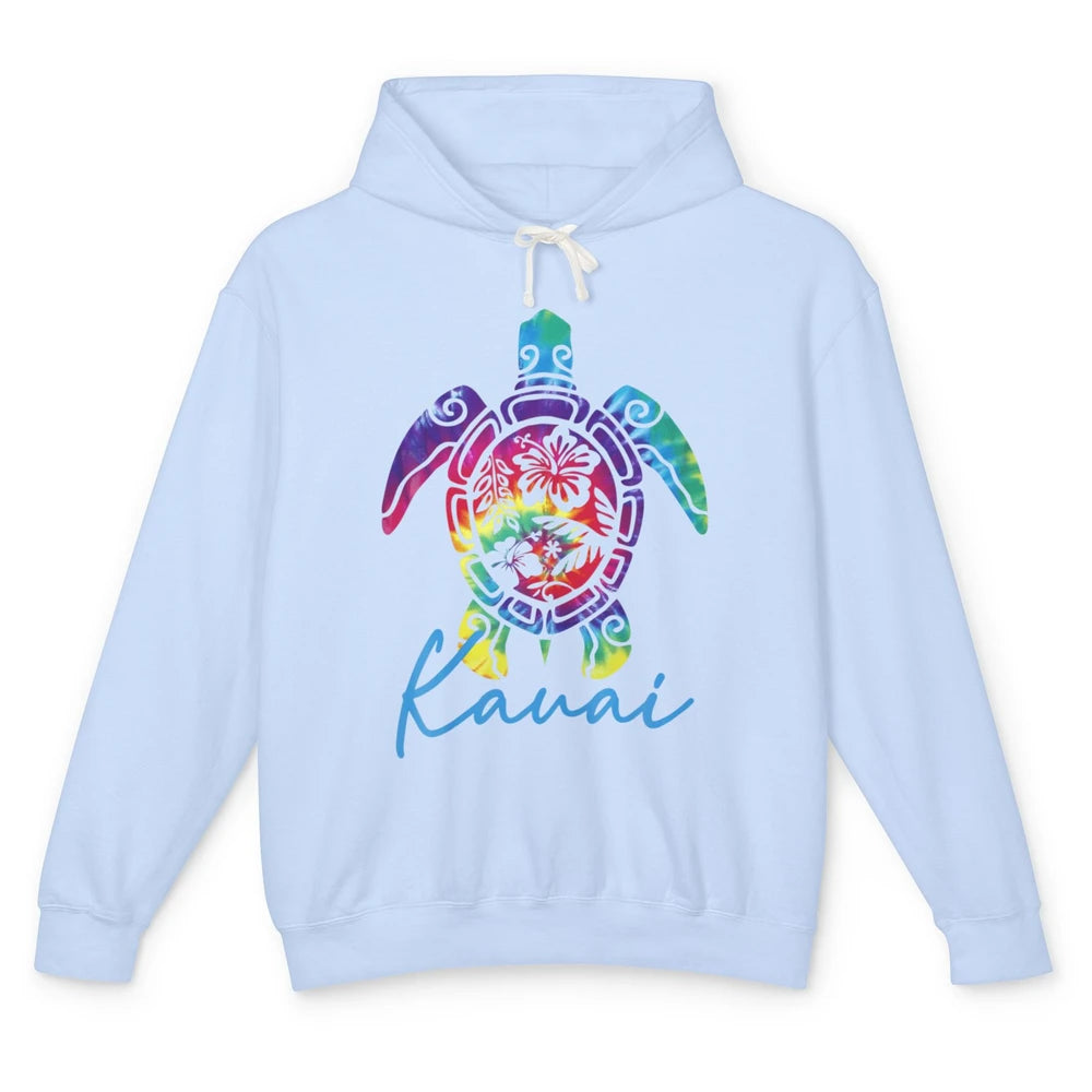 Cute Hawaiian Sea Turtle Kauai Hawaii Island Vacation Beach Unisex Lightweight Hoodie