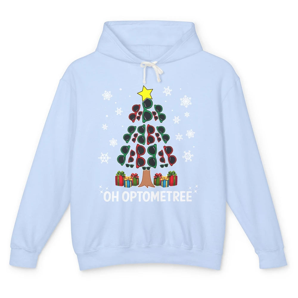 Glasses Christmas Tree Oh Optometree Optometry Optician Gift Unisex Lightweight Hoodie