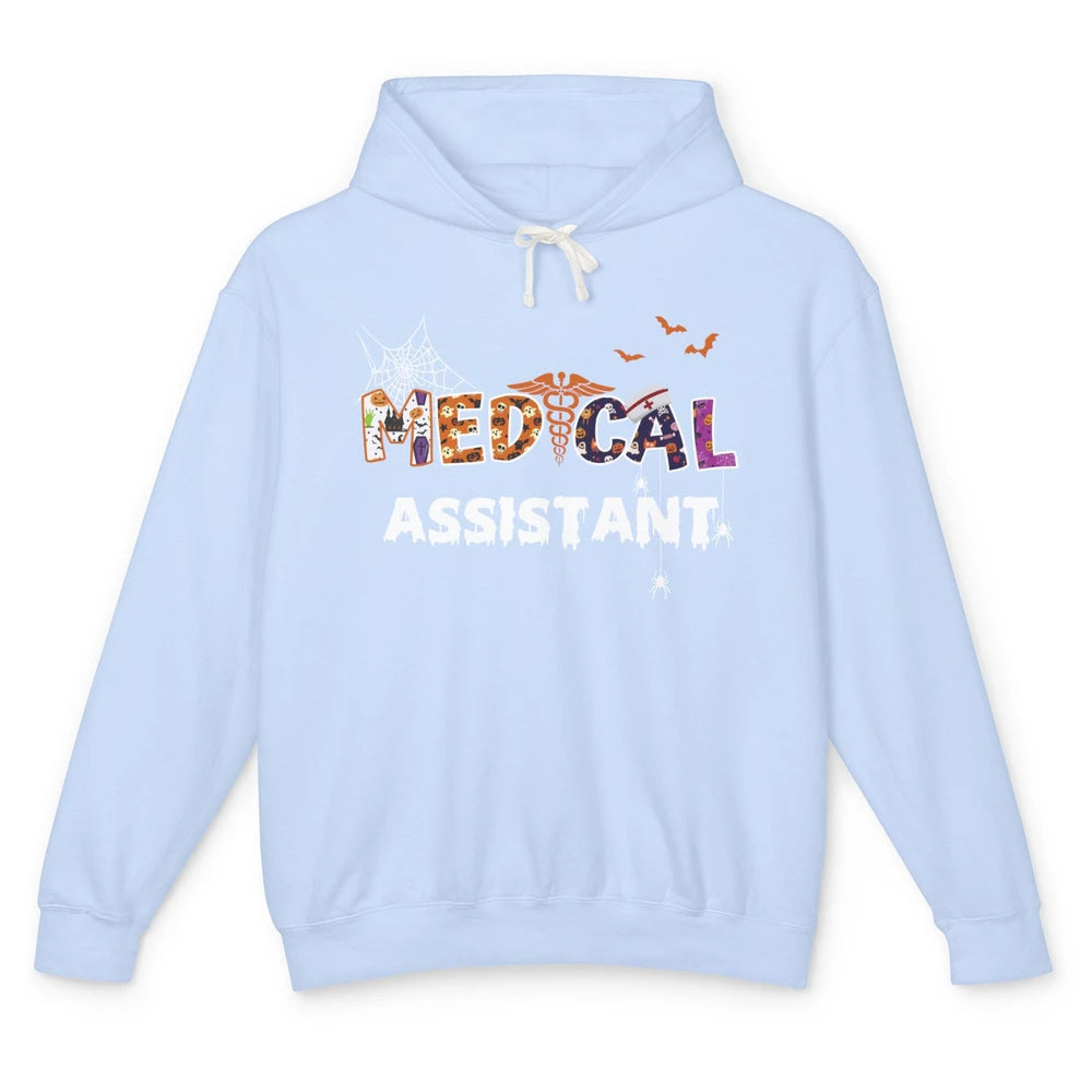 Funny Spooky Medical Assistant Halloween Costume CMA Gift Unisex Lightweight Hoodie