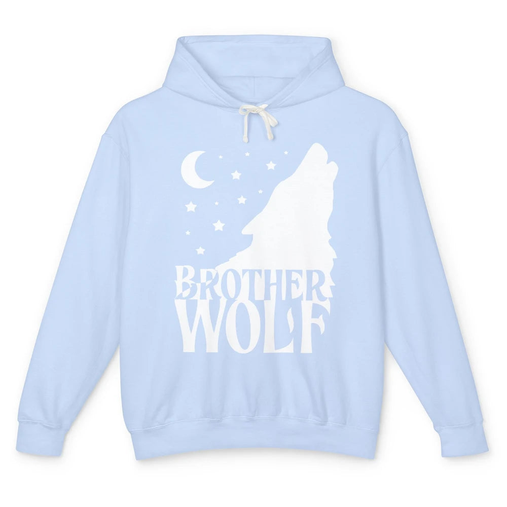 Brother Wolf Wolf Pack Wolf Family Matching Family Outfit Unisex Lightweight Hoodie