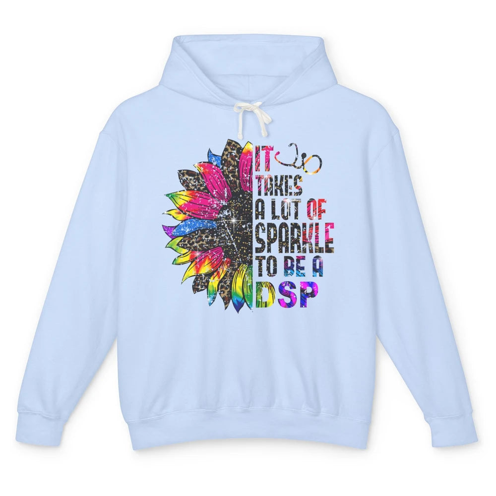 Sunflower DSP Take Sparkle To Be Direct Support Professional Unisex Lightweight Hoodie