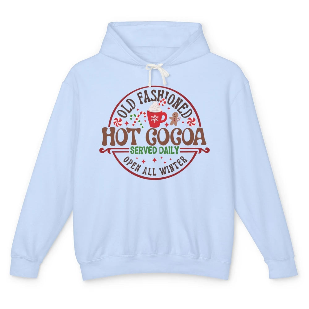 Christmas Gingerbread Hot Cocoa Hot Chocolate Christmas Unisex Lightweight Hoodie