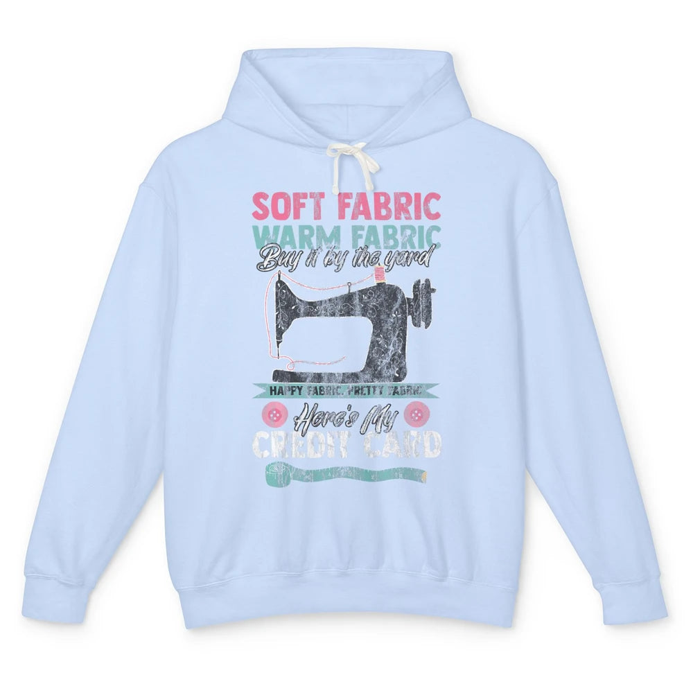 Soft Fabric By The Yard Sewing Machine Quilting Crafting Unisex Lightweight Hoodie