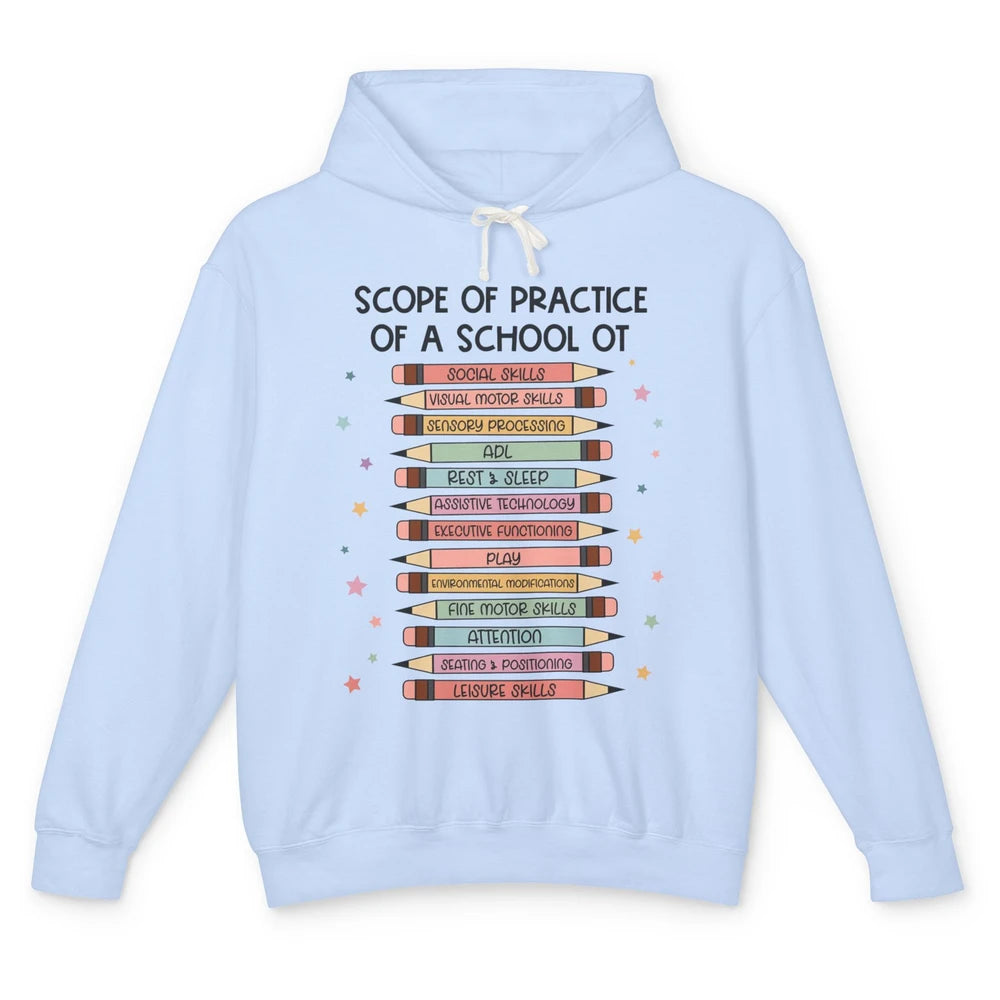 Scope Of Practice Of A School Occupational Therapy Teacher Unisex Lightweight Hoodie