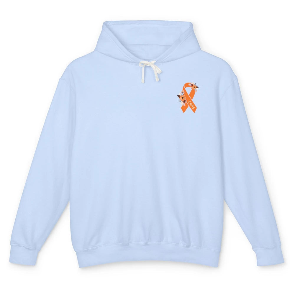 Complex Regional Pain Syndrome Awareness CRPS Orange Ribbon Unisex Lightweight Hoodie